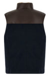 the brunello cucinelli paneled feather padded vest
