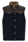 the brunello cucinelli paneled feather padded vest