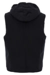 water-repellent wool vest
