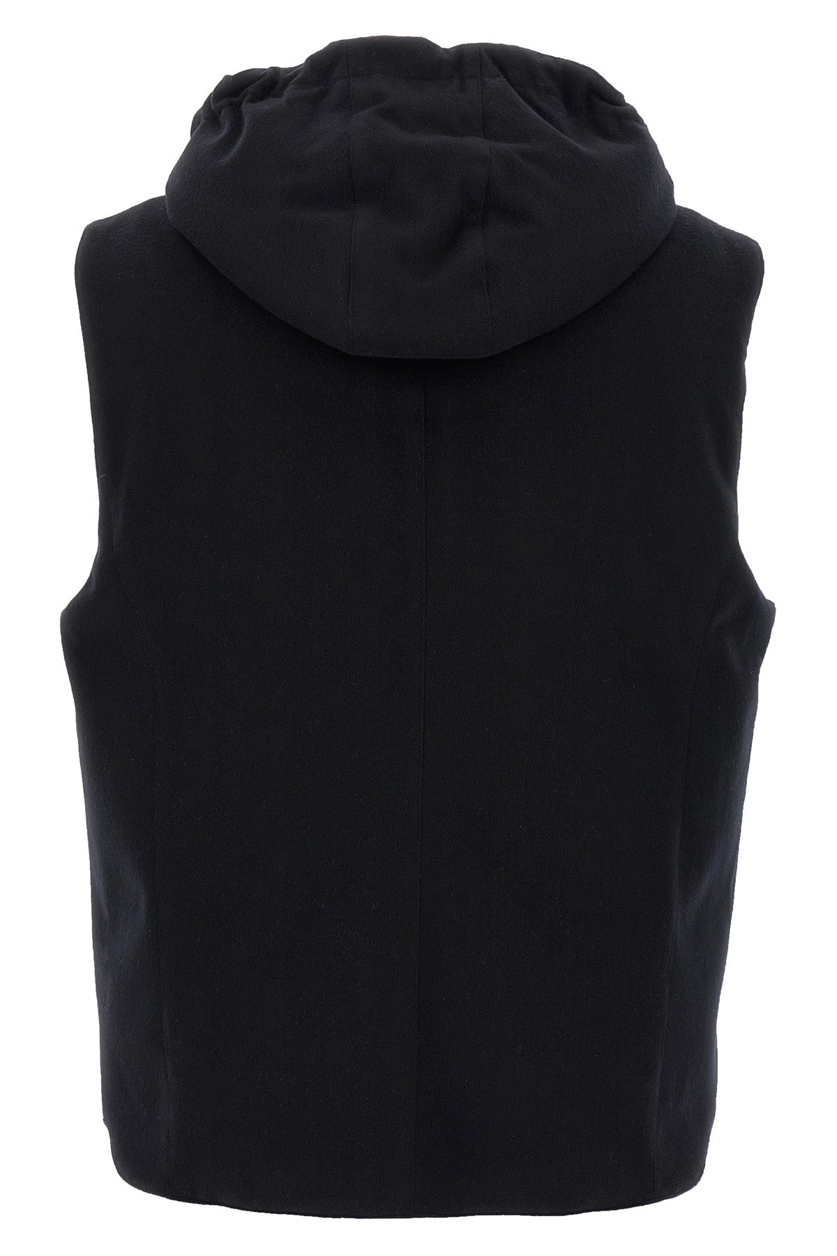 water-repellent wool vest
