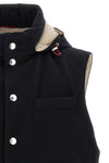 water-repellent wool vest