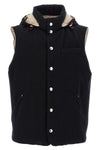 water-repellent wool vest