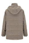 the brunello cucinelli wool flannel parka