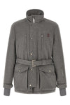 the brunello cucinelli mountain in membrane wool flannel down jacket