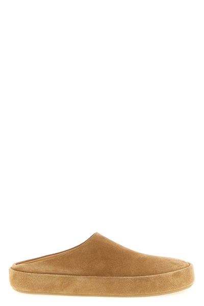 cassapelle reverse leather mules