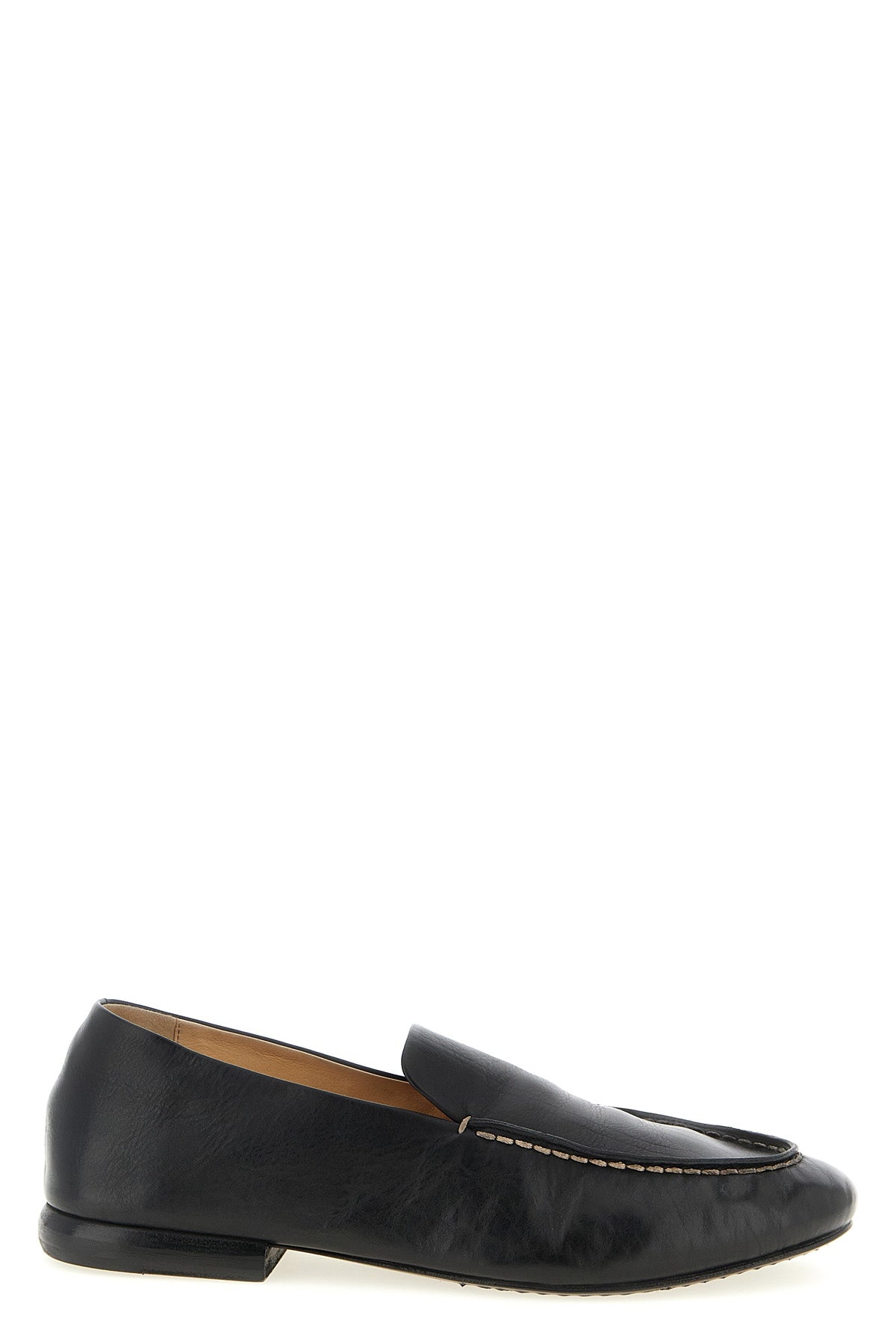 mandolo loafers in shiny smooth leather