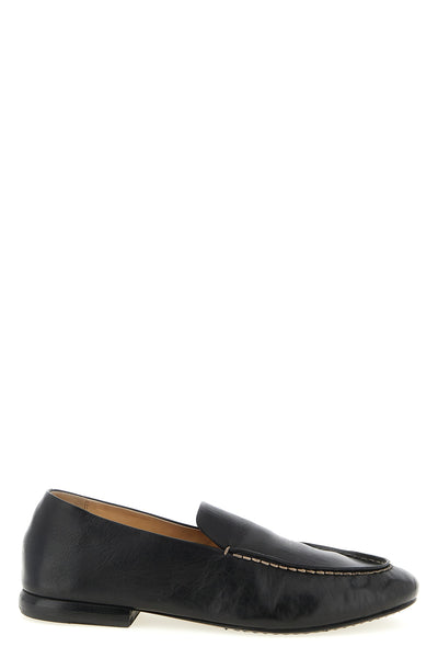 mandolo loafers in shiny smooth leather