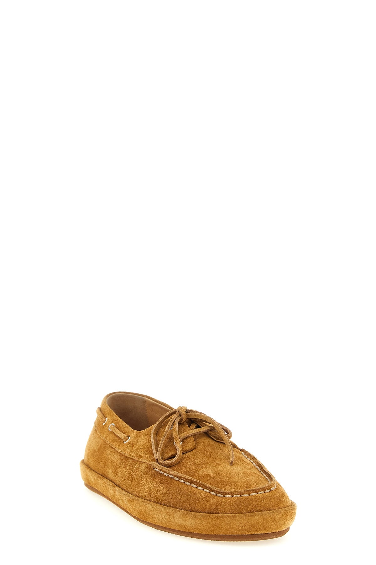 scatopelle reverse leather boat shoe