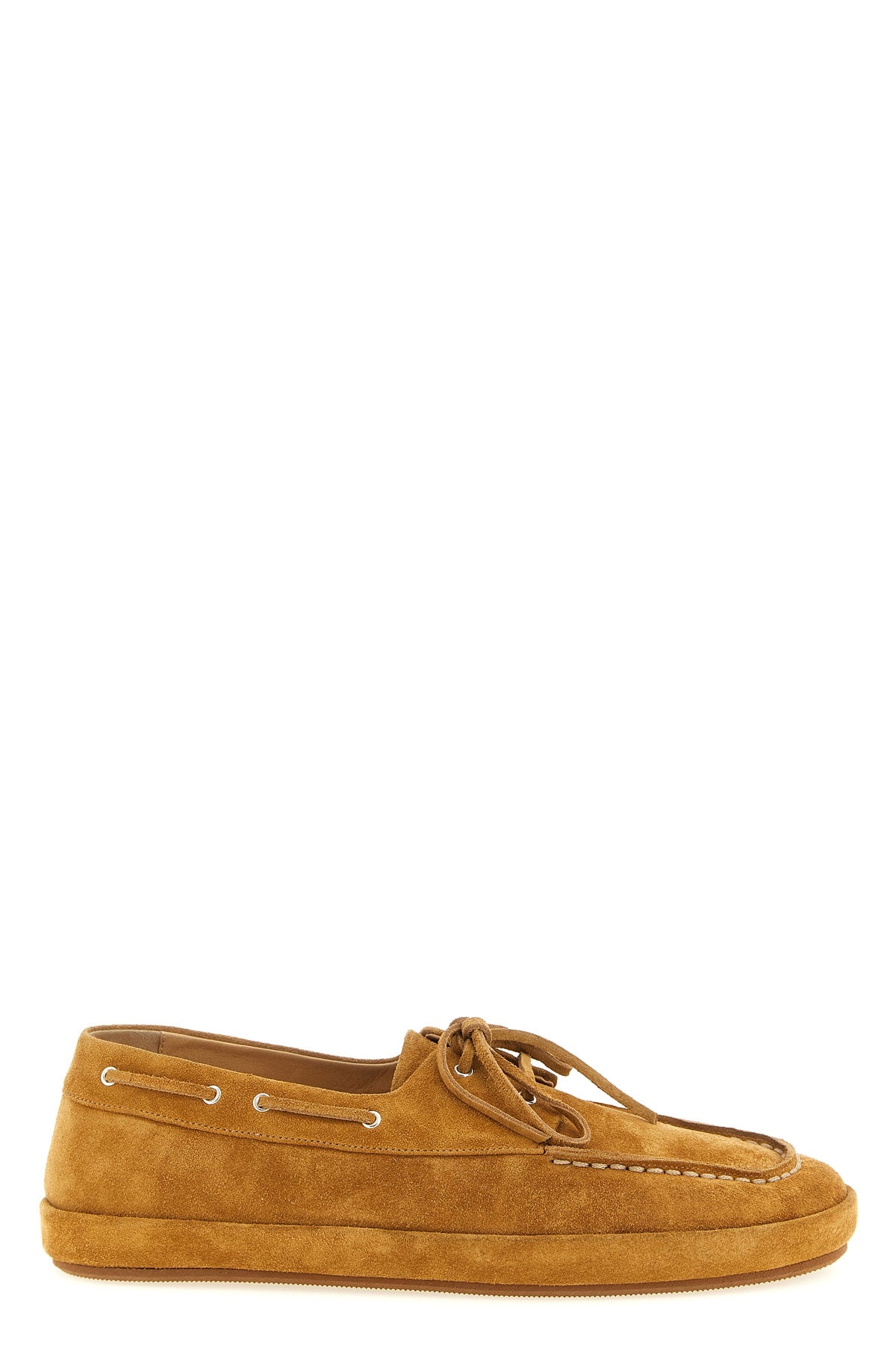 scatopelle reverse leather boat shoe