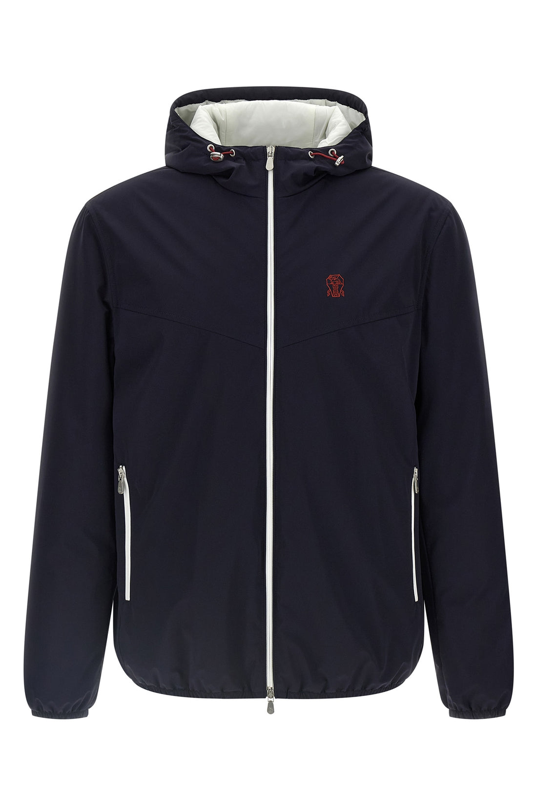 BRUNELLO CUCINELLI L windproof jacket in water-repellent technical fabric slightly padded