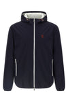 windproof jacket in water-repellent technical fabric slightly padded