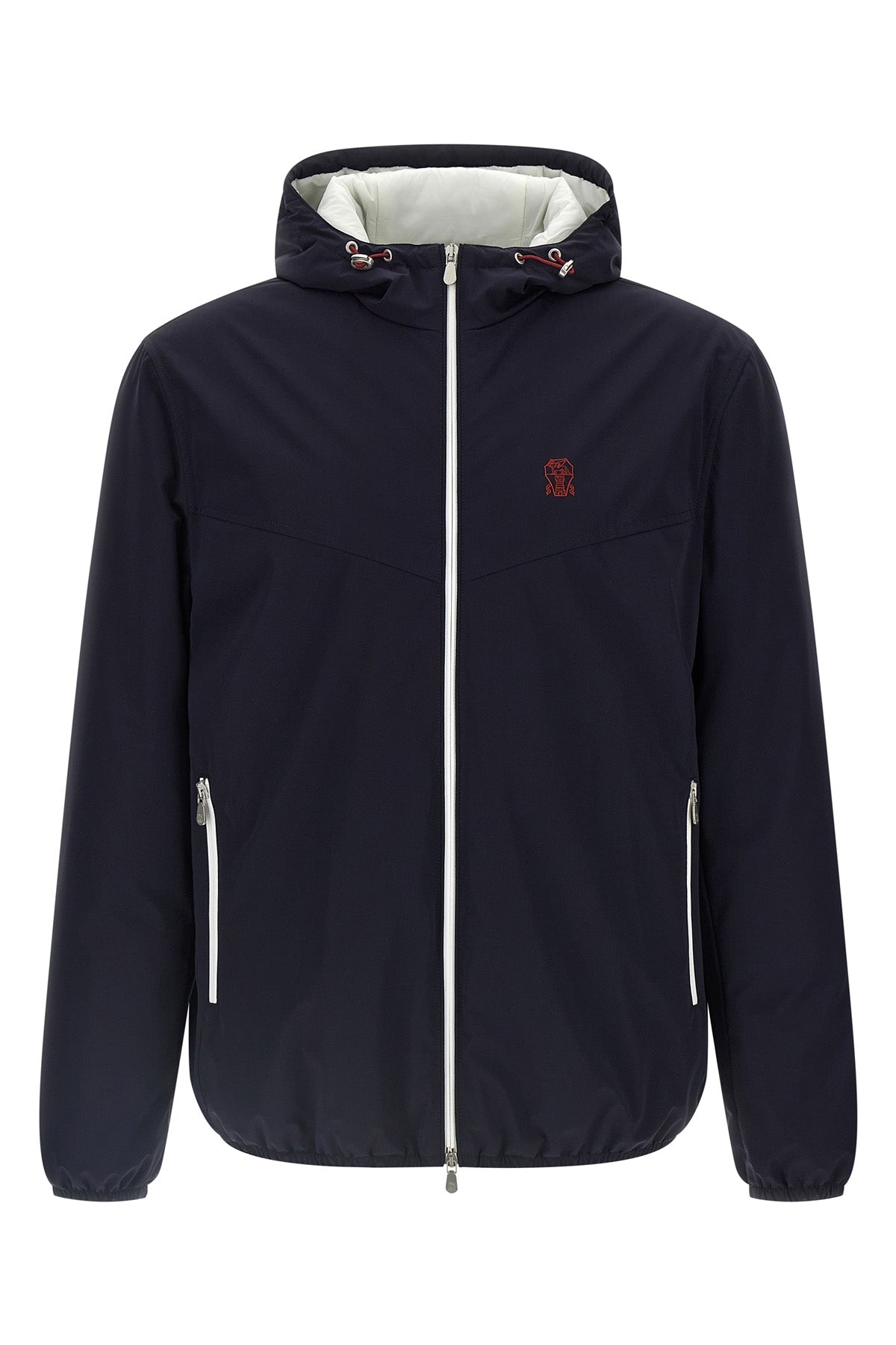 windproof jacket in water-repellent technical fabric slightly padded