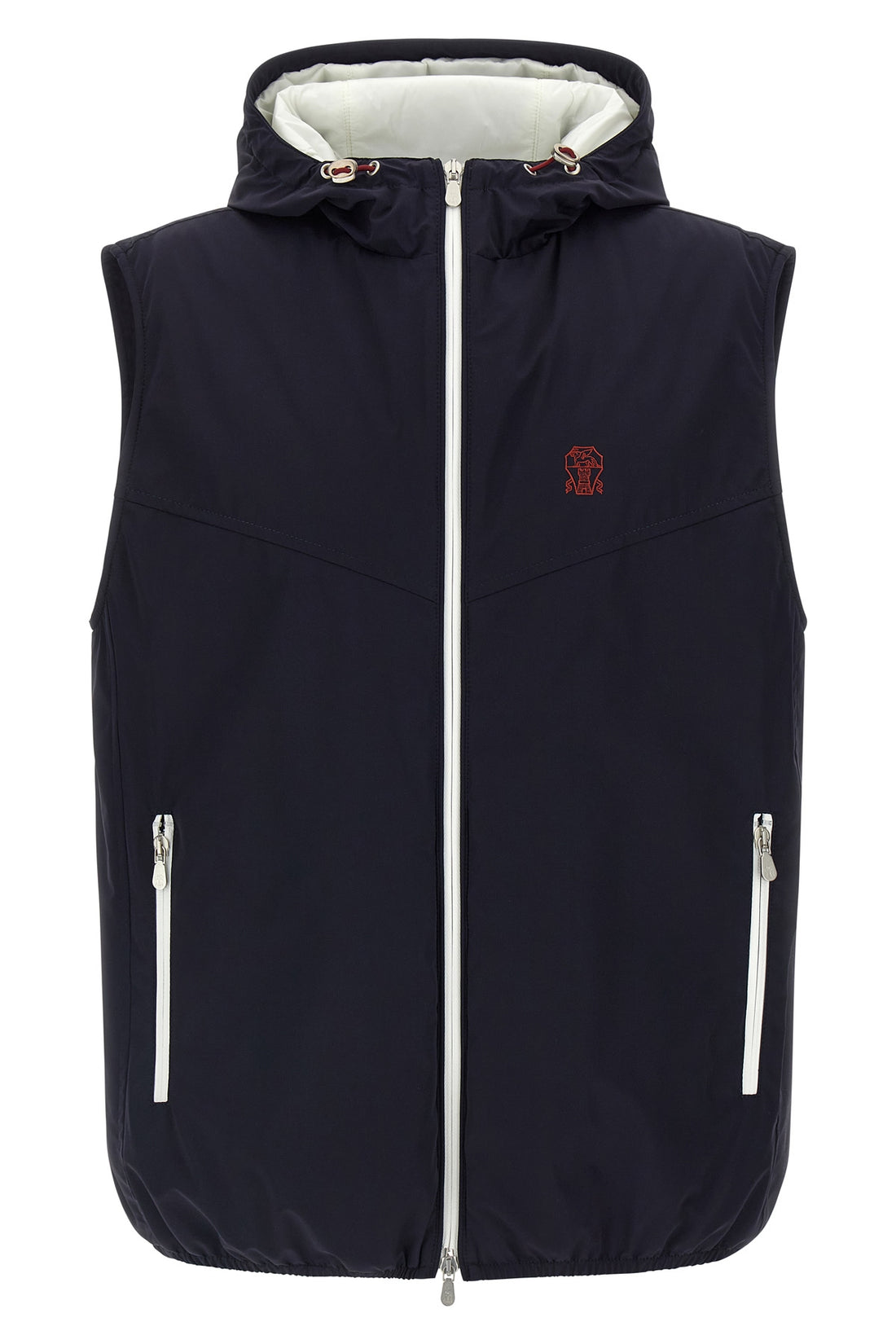 BRUNELLO CUCINELLI L waistcoat in water-repellent technical fabric slightly padded