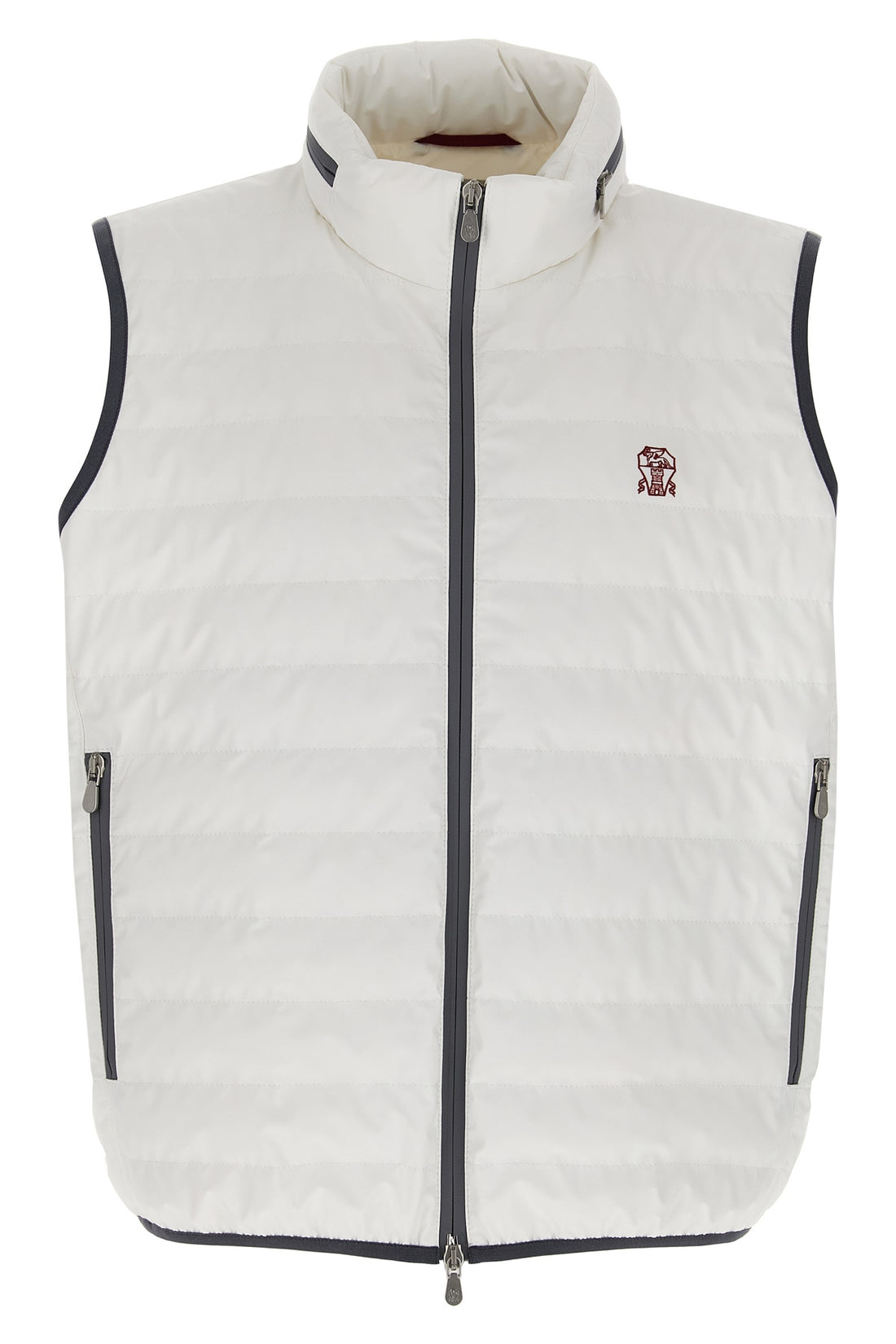 BRUNELLO CUCINELLI M waistcoat in water-repellent technical fabric slightly padded