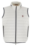 waistcoat in water-repellent technical fabric slightly padded