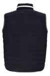 waistcoat in water-repellent technical fabric slightly padded