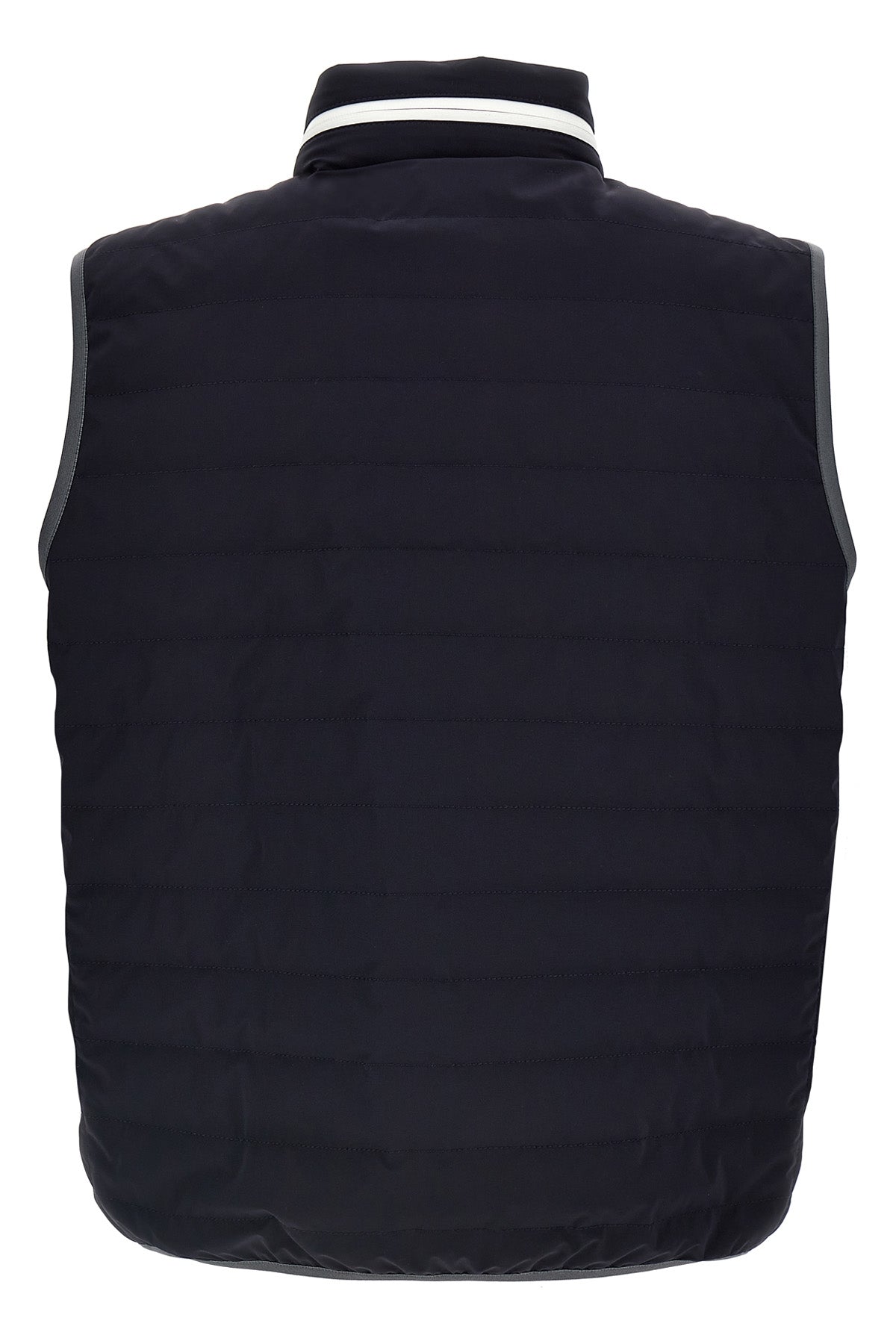 waistcoat in water-repellent technical fabric slightly padded
