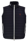 waistcoat in water-repellent technical fabric slightly padded
