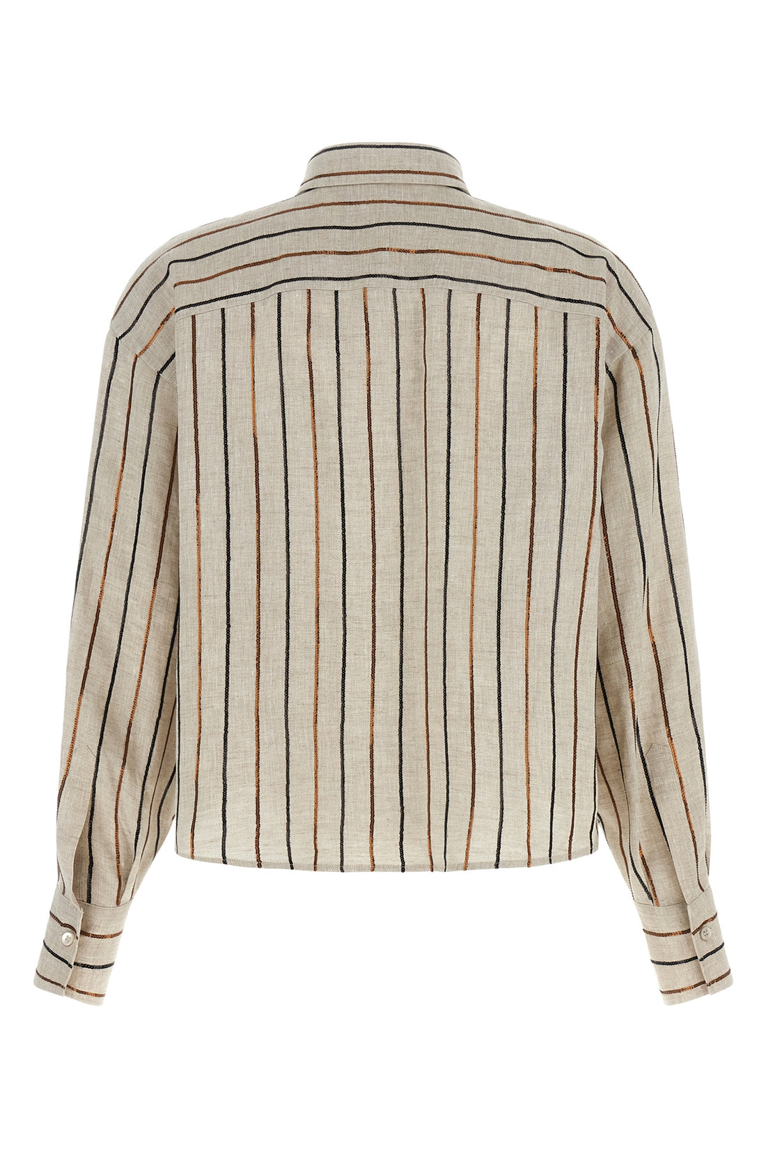 BRUNELLO CUCINELLI M the brunello cucinelli linen shirt redefines classic tailoring through precious
