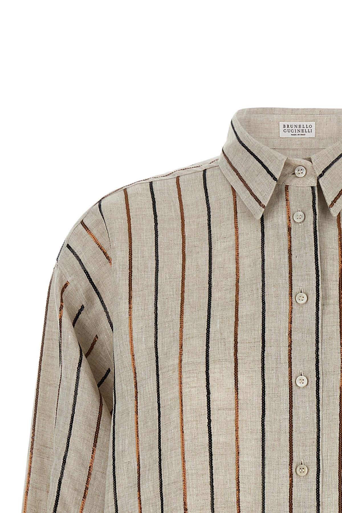 the brunello cucinelli linen shirt redefines classic tailoring through precious
