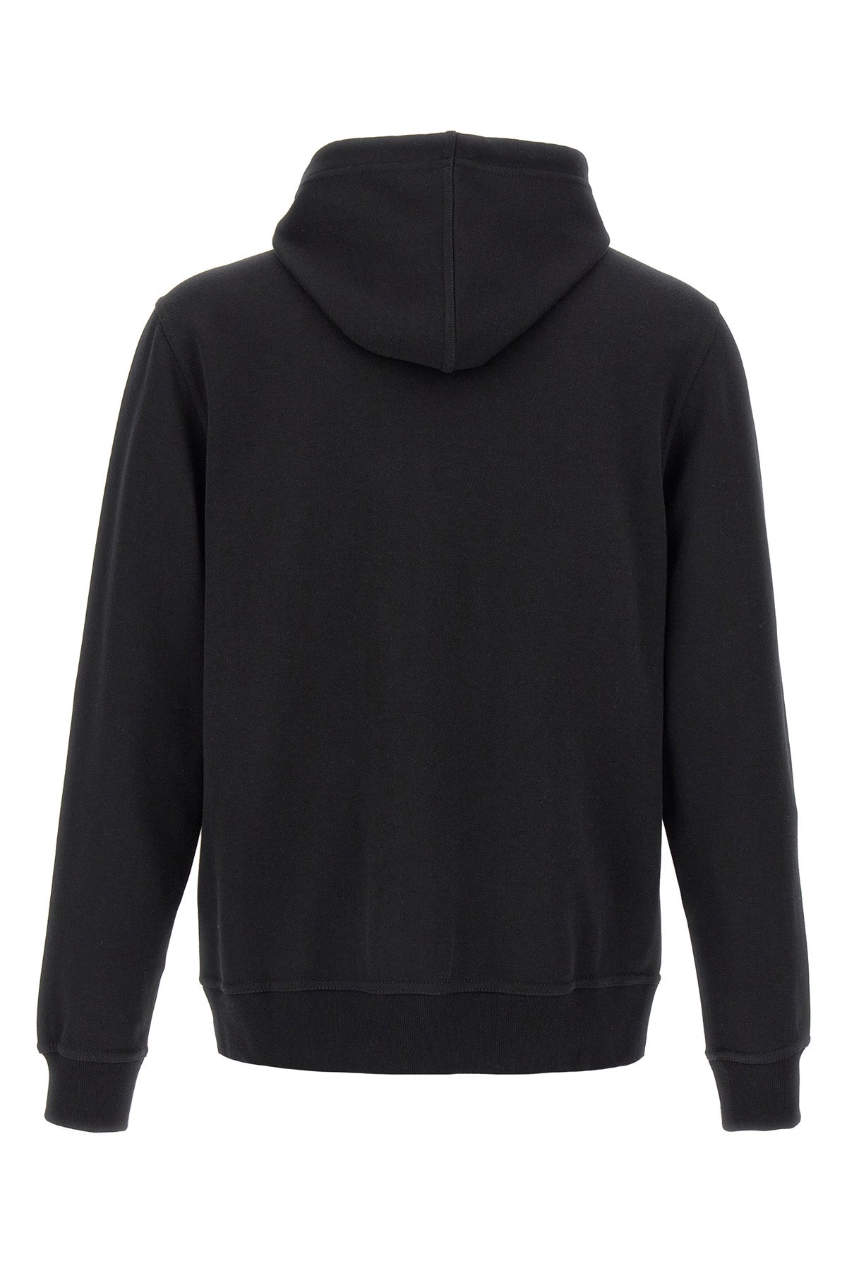 cotton hoodie in cashmere and silk blend