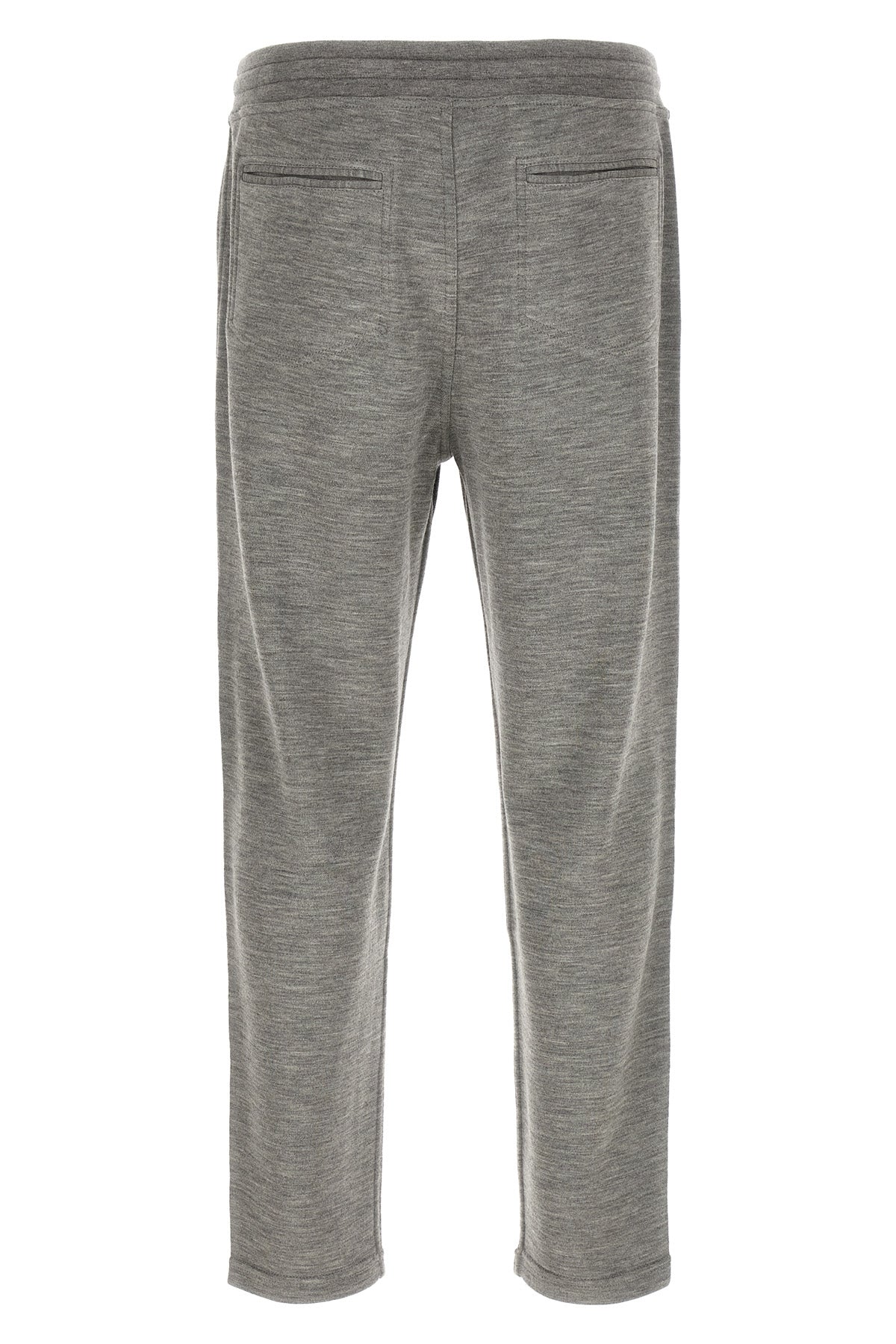 mélange cashmere and silk sweatshirt joggers