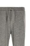 mélange cashmere and silk sweatshirt joggers