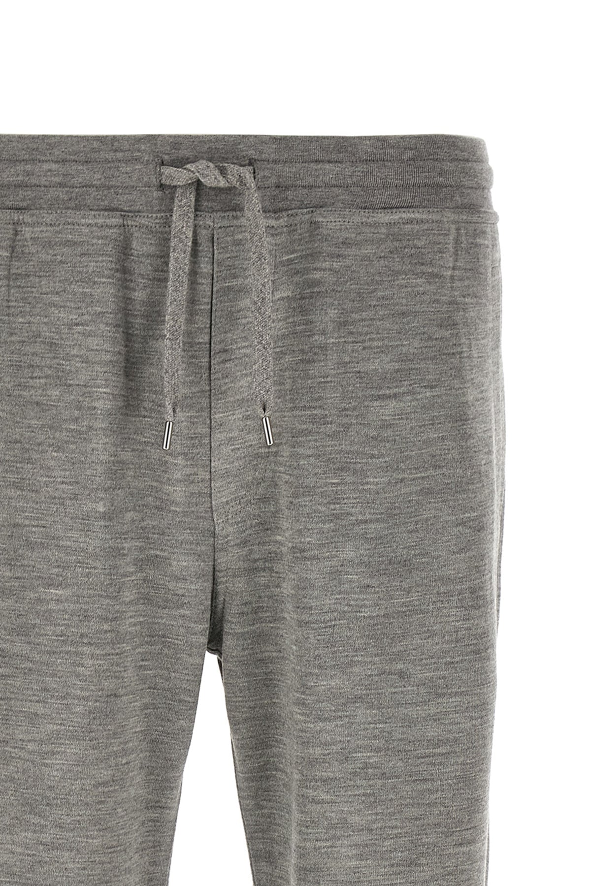 mélange cashmere and silk sweatshirt joggers