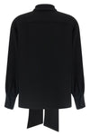 the alberto biani blouse in fluid cady stands out for its relaxed silhouette and