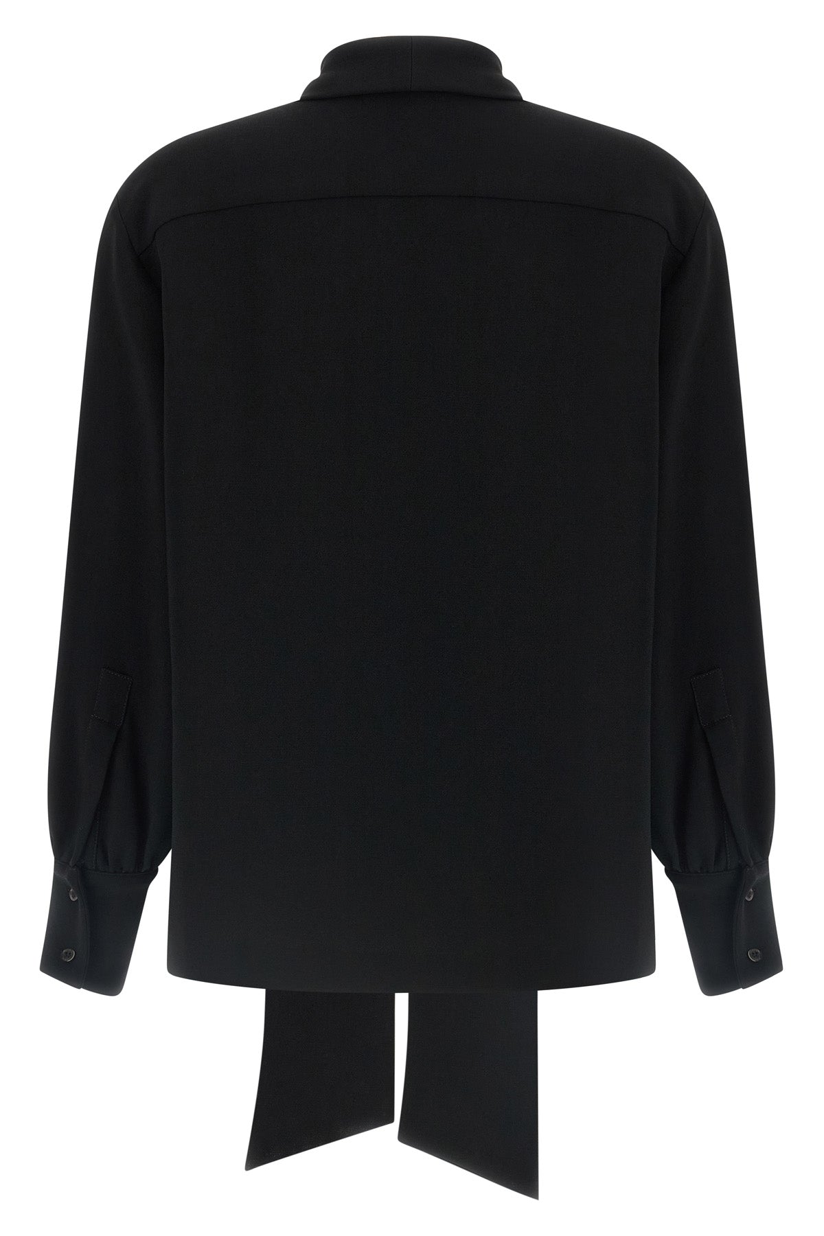 the alberto biani blouse in fluid cady stands out for its relaxed silhouette and