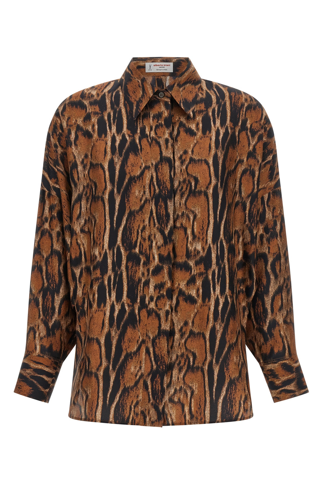 ALBERTO BIANI 42 the alberto biani riviera shirt embodies a casual elegance through a fluid and