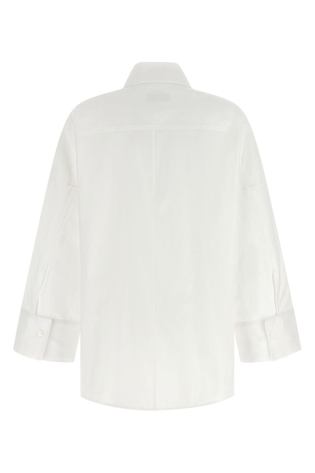ALBERTO BIANI 40 thick washed-effect cotton shirt
