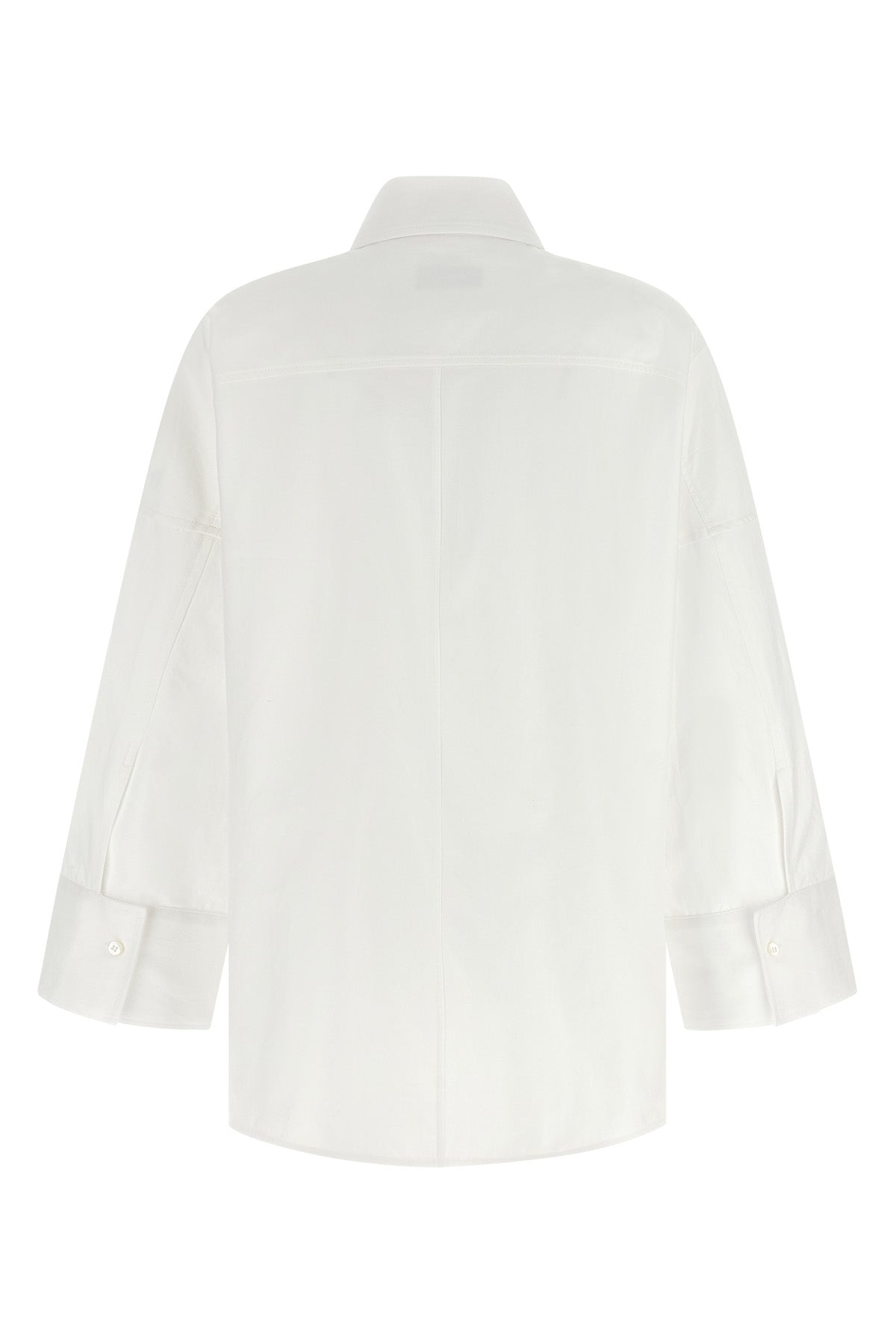 thick washed-effect cotton shirt