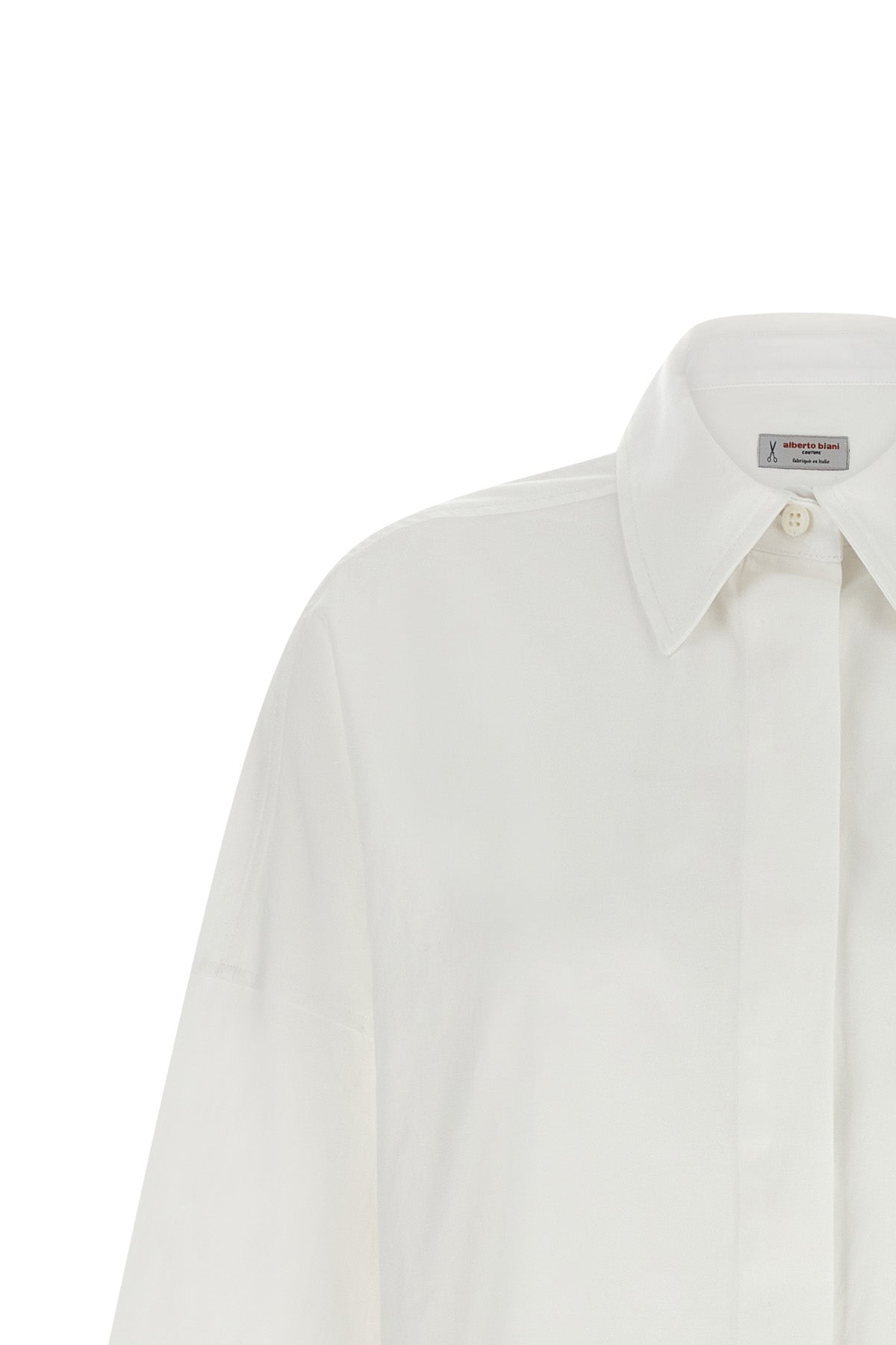 thick washed-effect cotton shirt
