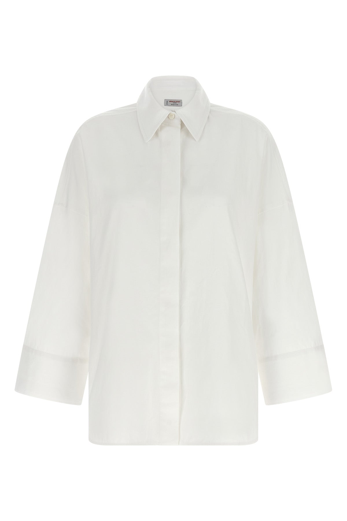 thick washed-effect cotton shirt
