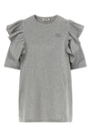 mini dress in starched cotton 12 mélange fineness
