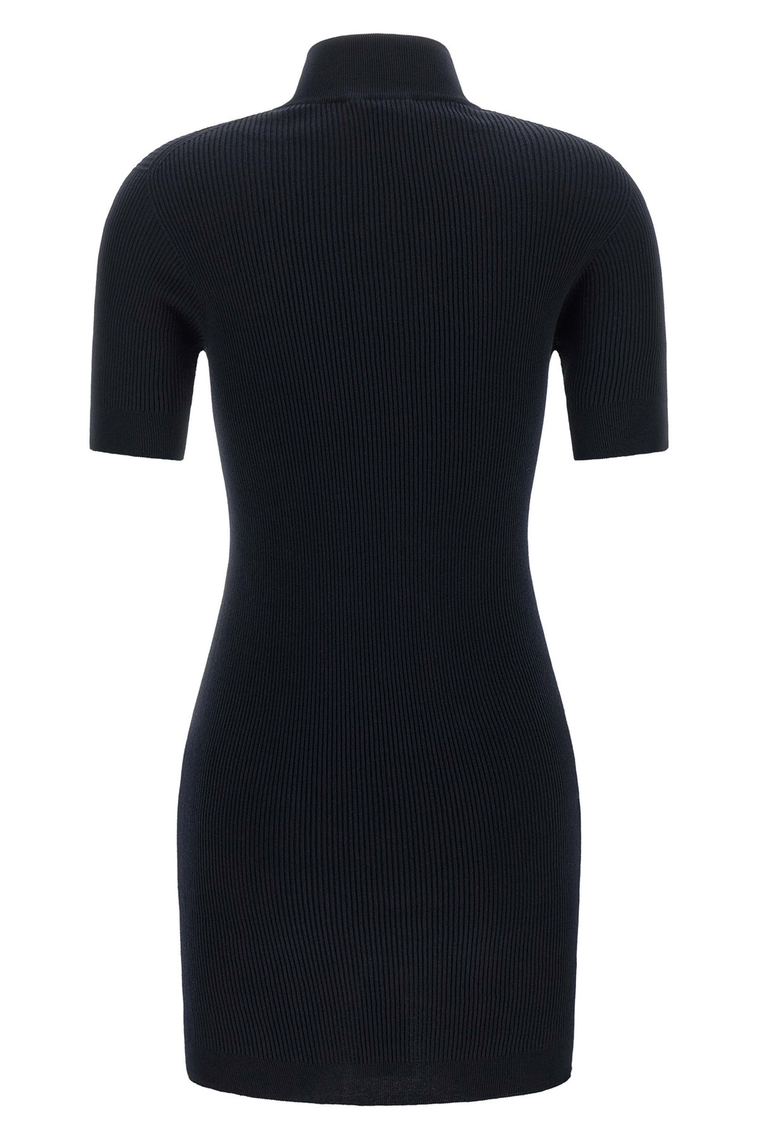 MIU MIU 38 the miu miu ribbed knit mini dress is made of pure cotton