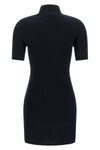 the miu miu ribbed knit mini dress is made of pure cotton