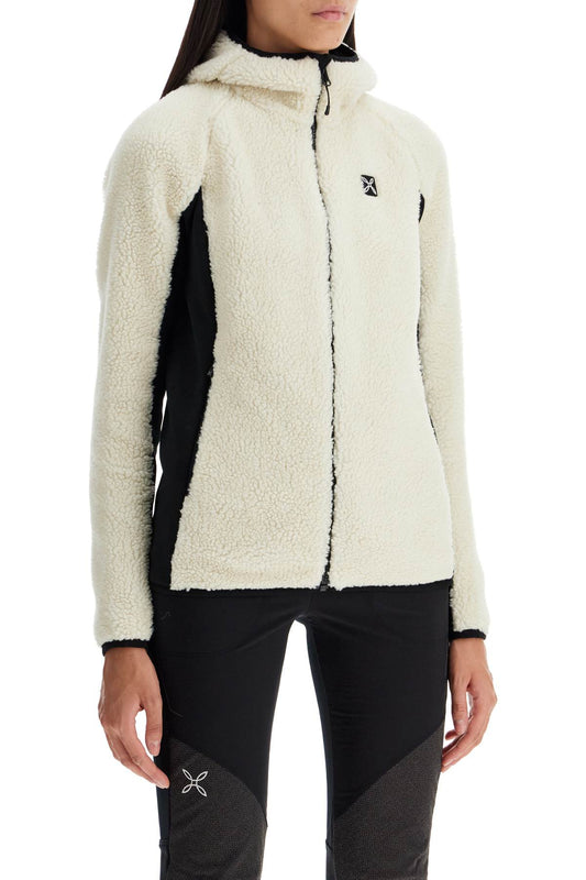 sherpa zip-up sweatshirt