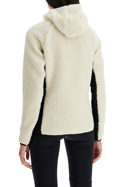 sherpa zip-up sweatshirt