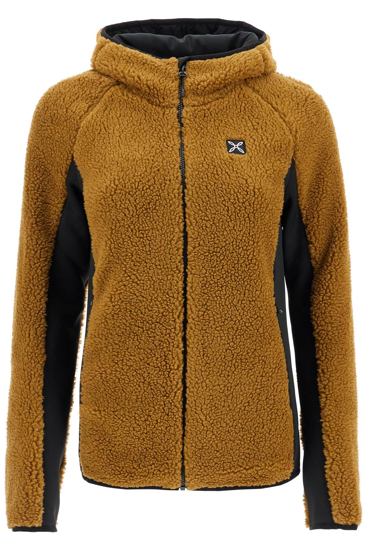 sherpa zip-up sweatshirt