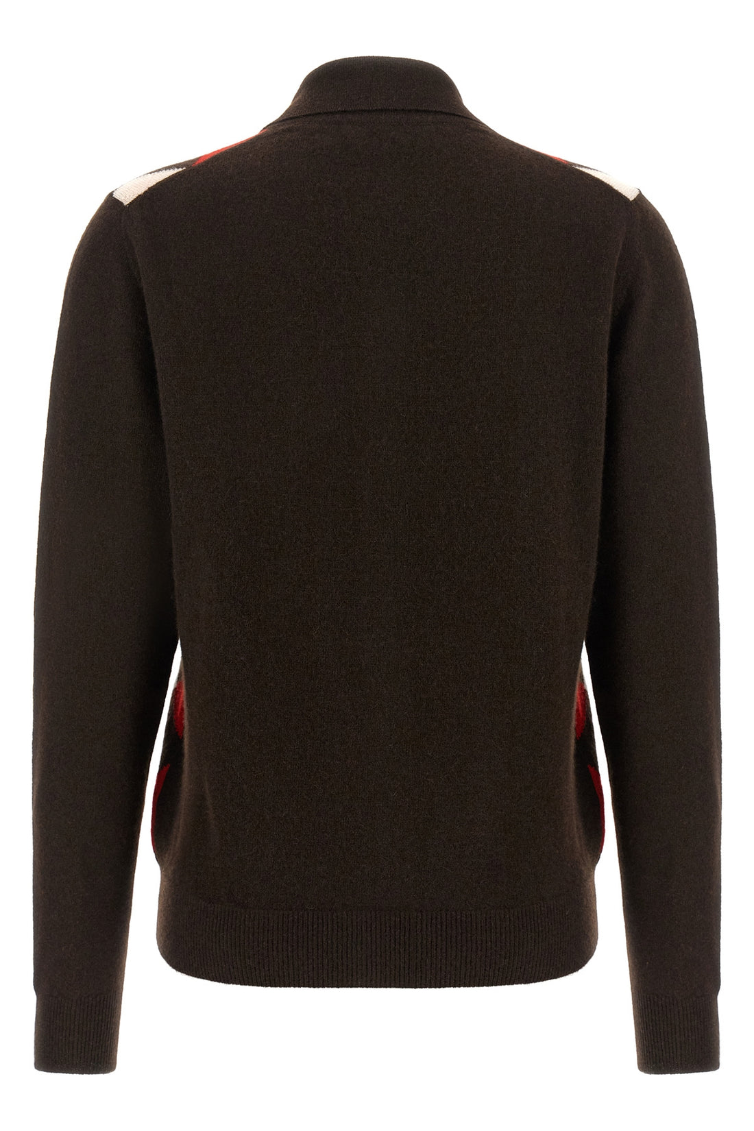 MIU MIU 38 the miu miu cardigan redefines the codes of classic knitwear through a structure