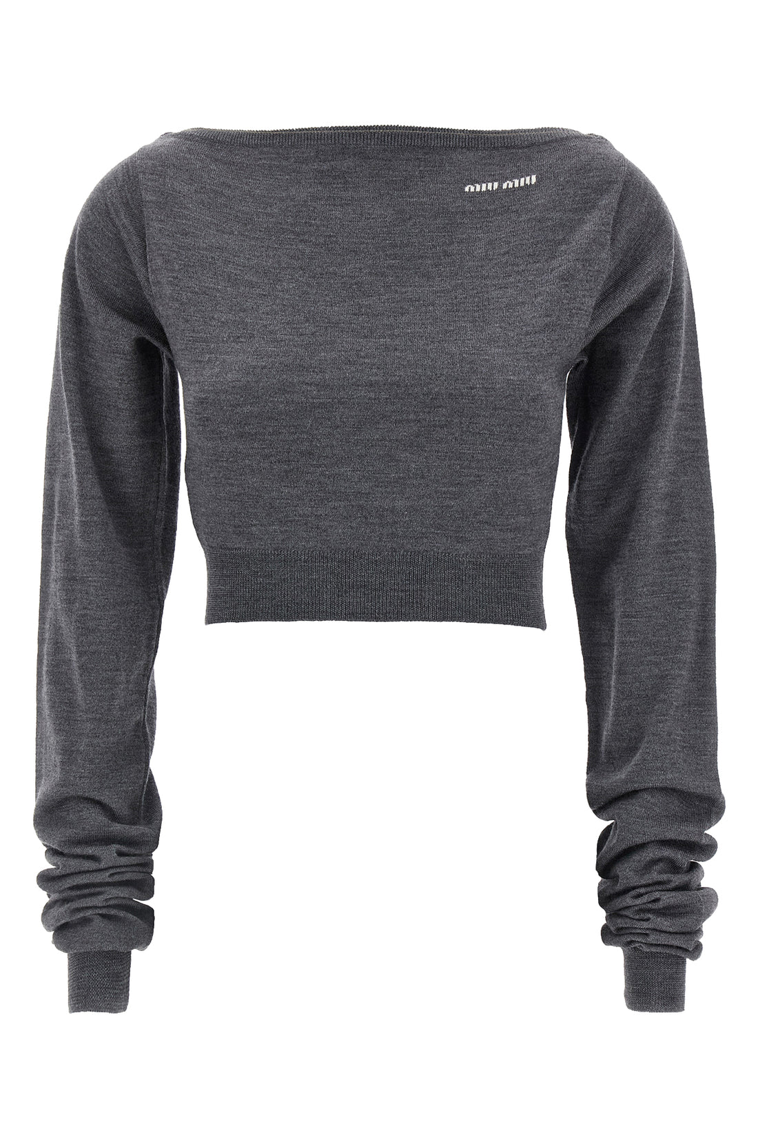 MIU MIU 38 wool knit crop top