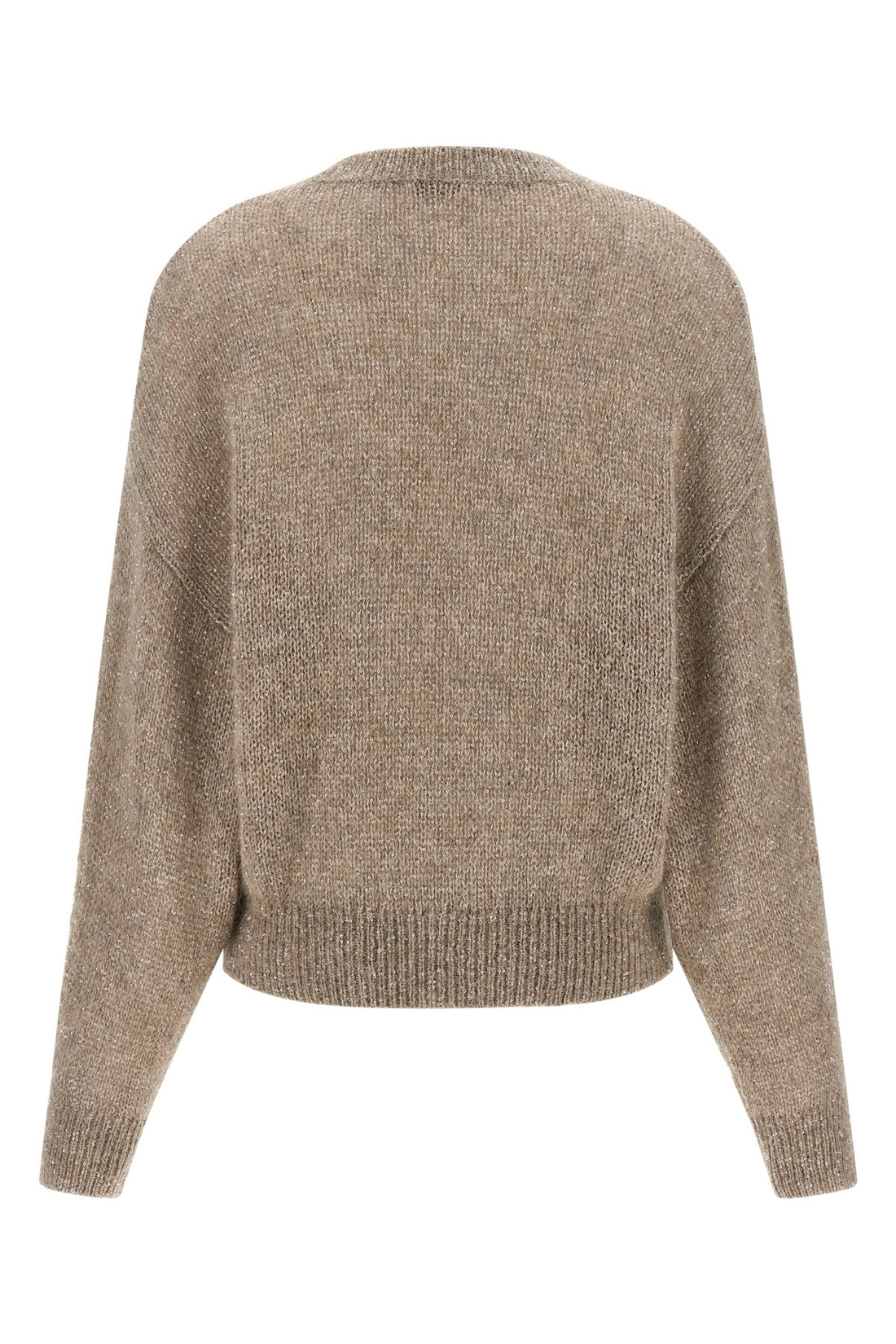 BRUNELLO CUCINELLI M diamante knitted mohair and alpaca blend sweater