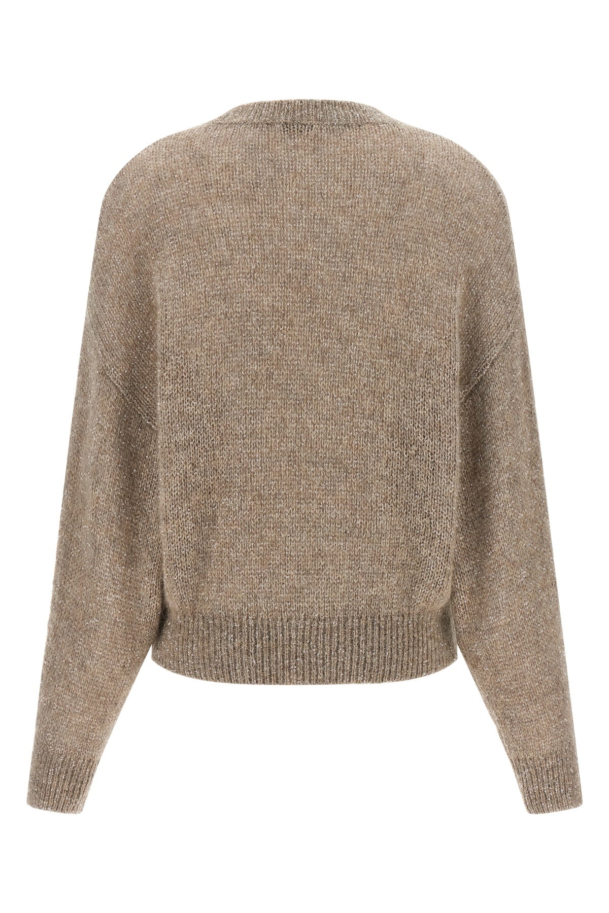 diamante knitted mohair and alpaca blend sweater