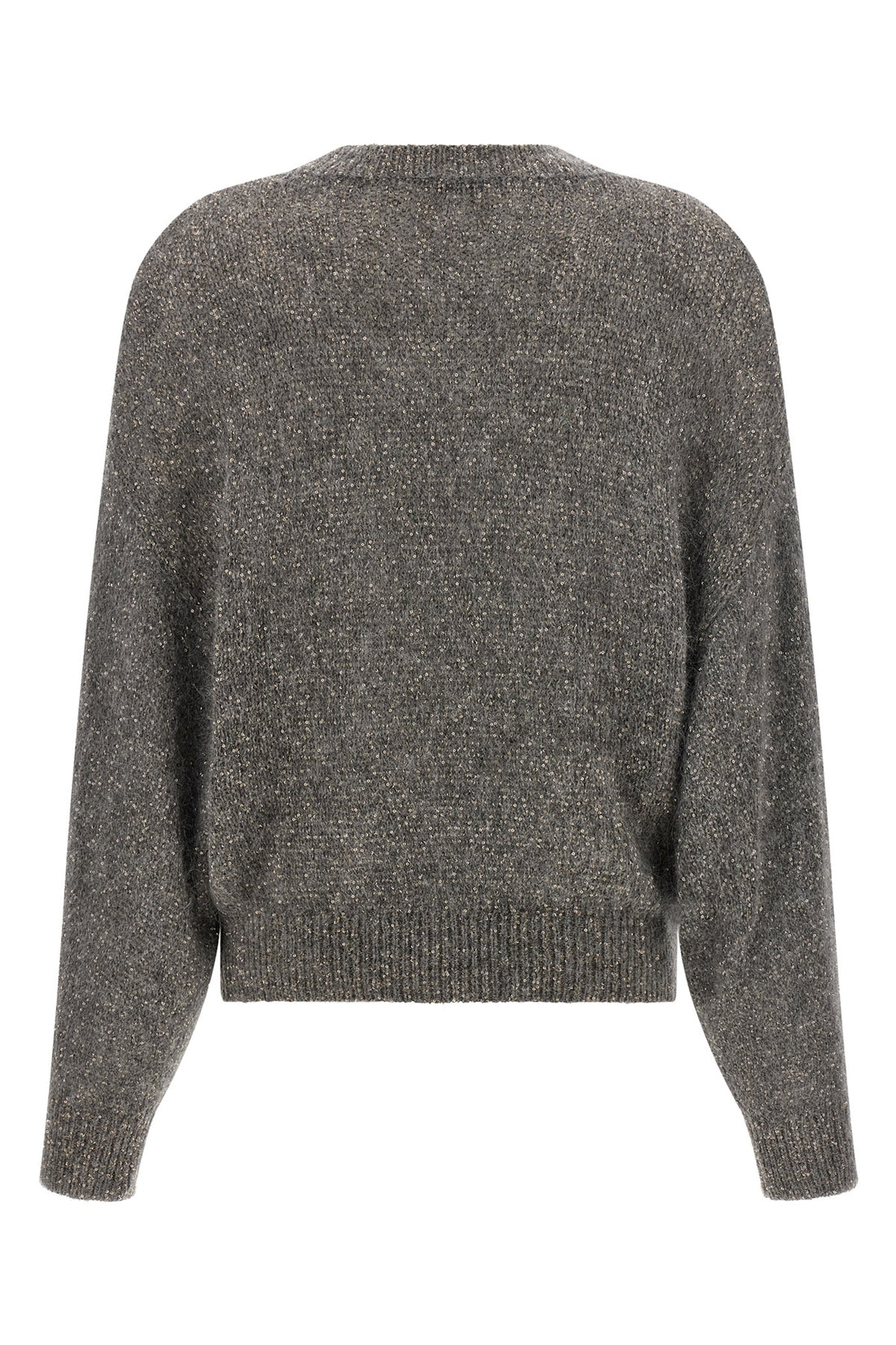 BRUNELLO CUCINELLI M diamante knitted mohair and alpaca blend sweater