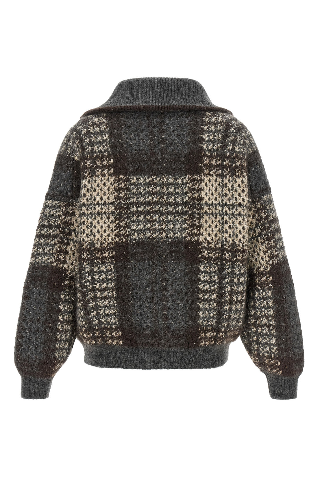 BRUNELLO CUCINELLI S the double dazzling tartan cardigan by brunello cucinelli reinterprets outerwe