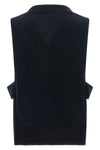 shaved cashmere vest
