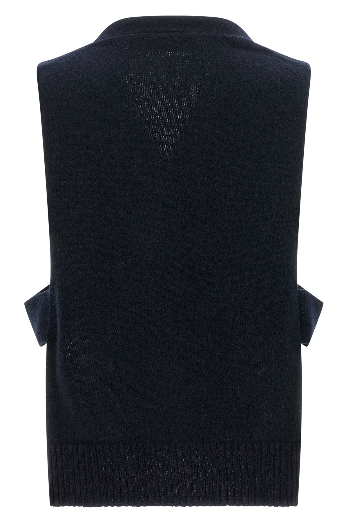 shaved cashmere vest