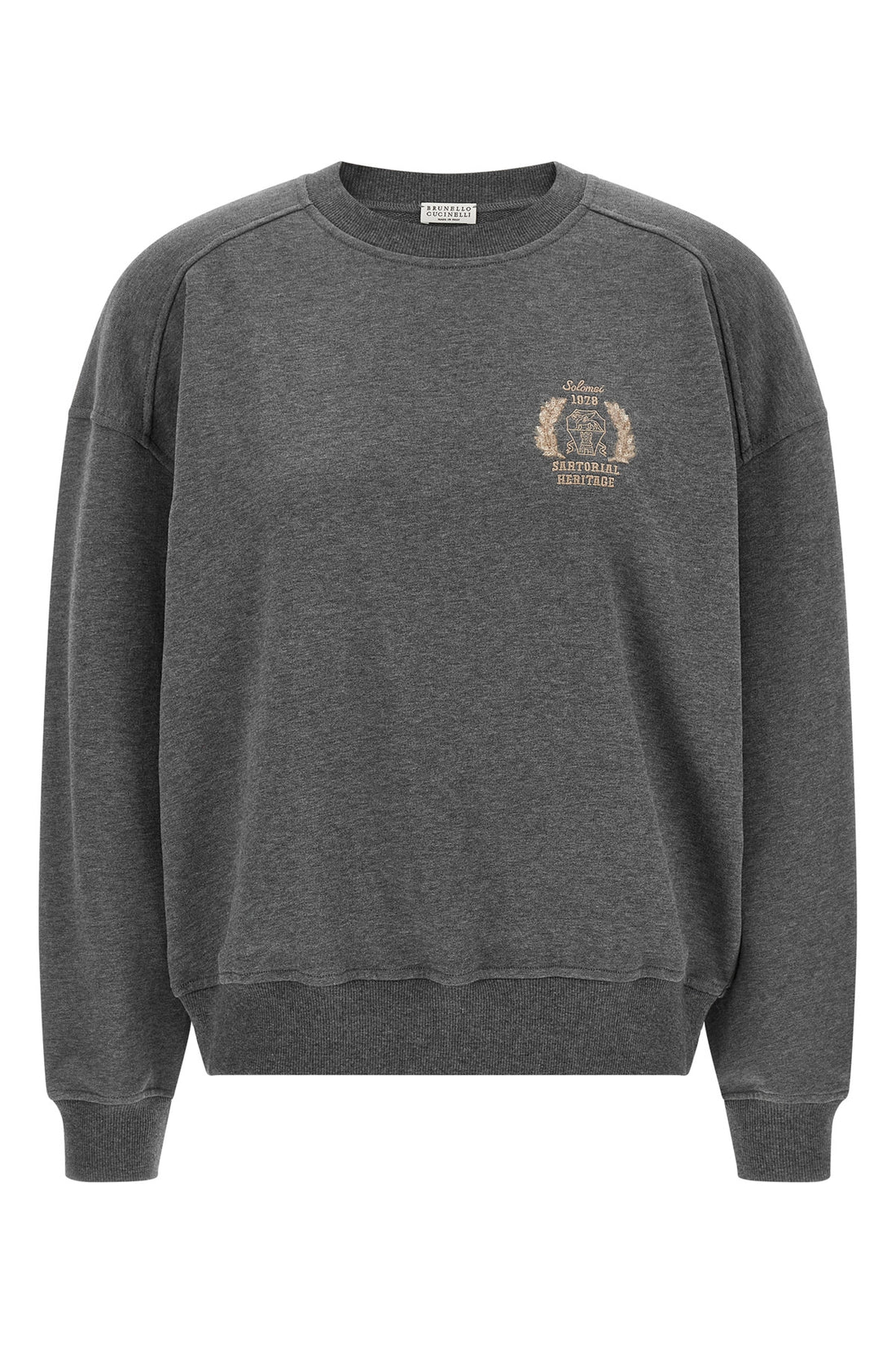 BRUNELLO CUCINELLI M the brunello cucinelli sweatshirt reinterprets sportswear through the codes of h